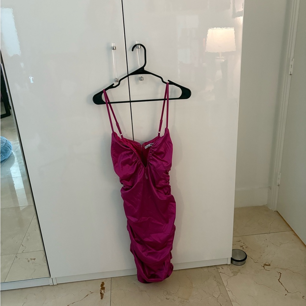 Fashion Nova Pink Midi Dress